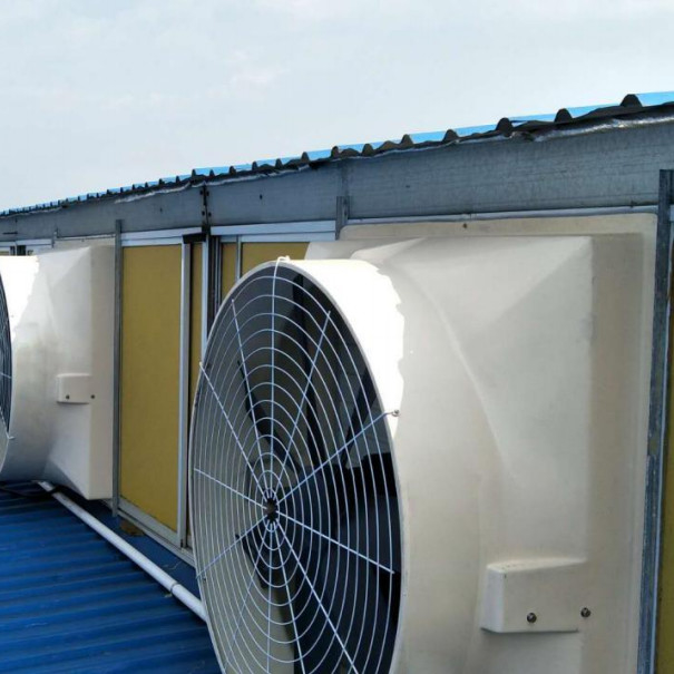 48000m3/h IP55 শিল্প নিষ্কাশন ফ্যান 3φ 380V/50Hz 850W শক্তি বায়ু প্রবাহ অপারেশন জন্য