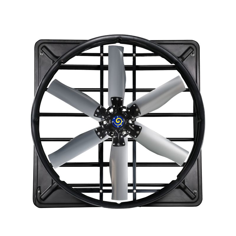 সরাসরি ড্রাইভ মোড এবং 60m3/h বায়ু ভলিউম/ওয়াট সহ IP55 সুরক্ষা স্তর লাইভস্টক বায়ুচলাচল ফ্যান