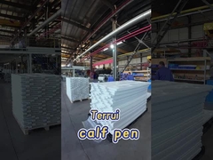 পোর্টেবল পলিথিলিন কয়েল পেন সাইড প্যানেল আইসোলেটেড এবং আবহাওয়া প্রতিরোধী দুগ্ধজাত কয়েল হ্যাচ