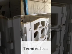 আইসোলেটেড পোর্টেবল দুগ্ধজাত বাছুরের হুট দিয়ে আপনার বাছুরকে উষ্ণ এবং গতিশীল রাখুন