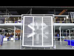 শিল্প ধোঁয়া বাতাস আগুন ধোঁয়া নিষ্কাশন ফ্যান 72 প্যানেল ফ্যান