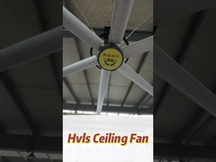 ব্রাশহীন ইসি মোটর এবং 7300 মিমি ব্যাসার্ধ সহ শিল্প সিলিং ফ্যান