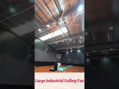 6pcs অ্যালোয় ব্লেড উপাদান 1400m2 কভারেজ এলাকা এবং কম গোলমাল জন্য শিল্প সিলিং ফ্যান