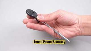 আপনার খামারের বেড়ার জন্য উচ্চ-পারফরম্যান্স স্ক্রু-ইন ইনসুলেটর ইনস্টল করা হচ্ছে